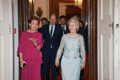 Verleihung des Wolfgang Schüssel Preis an Musikerin Anne Sophie Mutter in der Residenz Salzburg
Mit EU Präsidentin Ursula van der Leyen
Foto: Franz Neumayr     19.9.2025