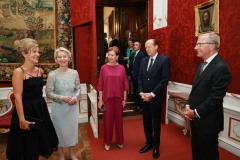 Verleihung des Wolfgang Schüssel Preis an Musikerin Anne Sophie Mutter in der Residenz Salzburg
Mit EU Präsidentin Ursula van der Leyen
Foto: Franz Neumayr     19.9.2025