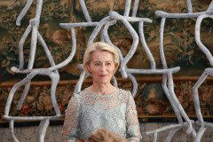 Verleihung des Wolfgang Schüssel Preis an Musikerin Anne Sophie Mutter in der Residenz Salzburg
Mit EU Präsidentin Ursula van der Leyen
 (Bild) Foto: Franz Neumayr     19.9.2025