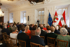 Verleihung des Wolfgang Schüssel Preis an Musikerin Anne Sophie Mutter in der Residenz Salzburg
Mit EU Präsidentin Ursula van der Leyen
Foto: Franz Neumayr     19.9.2025