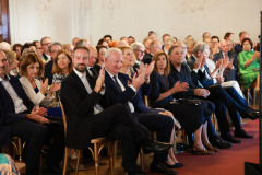 Verleihung des Wolfgang Schüssel Preis an Musikerin Anne Sophie Mutter in der Residenz Salzburg
Mit EU Präsidentin Ursula van der Leyen
Foto: Franz Neumayr     19.9.2025