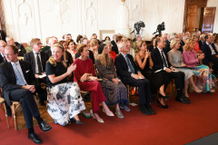 Verleihung des Wolfgang Schüssel Preis an Musikerin Anne Sophie Mutter in der Residenz Salzburg
Mit EU Präsidentin Ursula van der Leyen
Foto: Franz Neumayr     19.9.2025