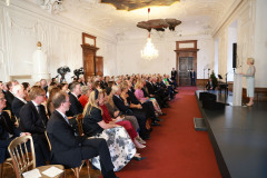 Verleihung des Wolfgang Schüssel Preis an Musikerin Anne Sophie Mutter in der Residenz Salzburg
Mit EU Präsidentin Ursula van der Leyen
Foto: Franz Neumayr     19.9.2025