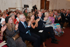 Verleihung des Wolfgang Schüssel Preis an Musikerin Anne Sophie Mutter in der Residenz Salzburg
Mit EU Präsidentin Ursula van der Leyen
Foto: Franz Neumayr     19.9.2025