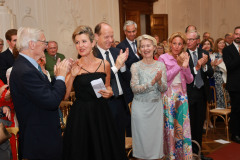 Verleihung des Wolfgang Schüssel Preis an Musikerin Anne Sophie Mutter in der Residenz Salzburg
Mit EU Präsidentin Ursula van der Leyen
Foto: Franz Neumayr     19.9.2025