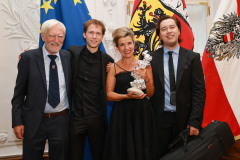 Verleihung des Wolfgang Schüssel Preis an Musikerin Anne Sophie Mutter in der Residenz Salzburg
Mit EU Präsidentin Ursula van der Leyen
Foto: Franz Neumayr     19.9.2025